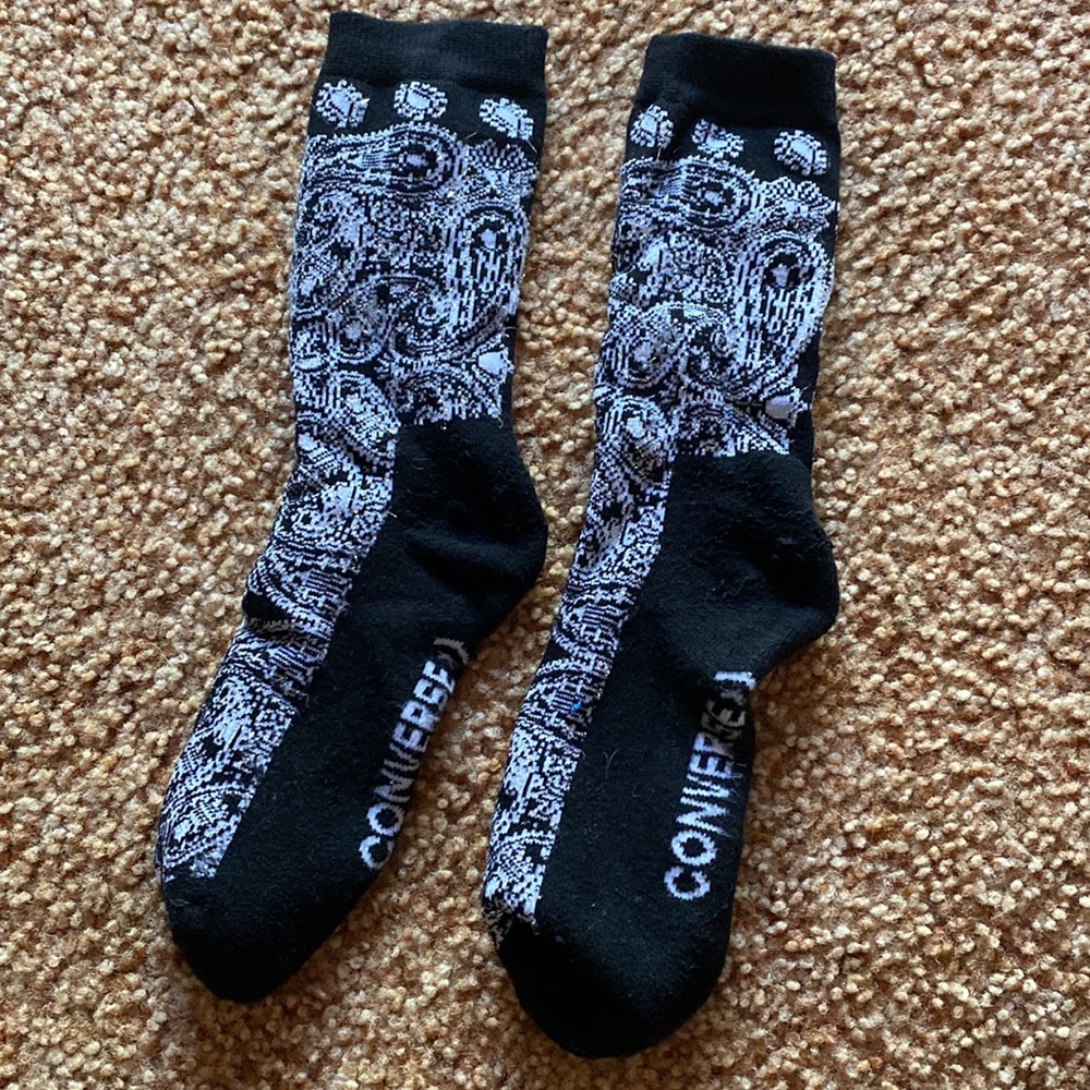 Miley Cyrus x Converse high socks paisley